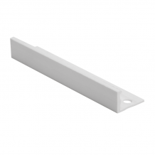 10mm - ESP100.01 Genesis Plastic Straight Edge Tile Trim White ESP